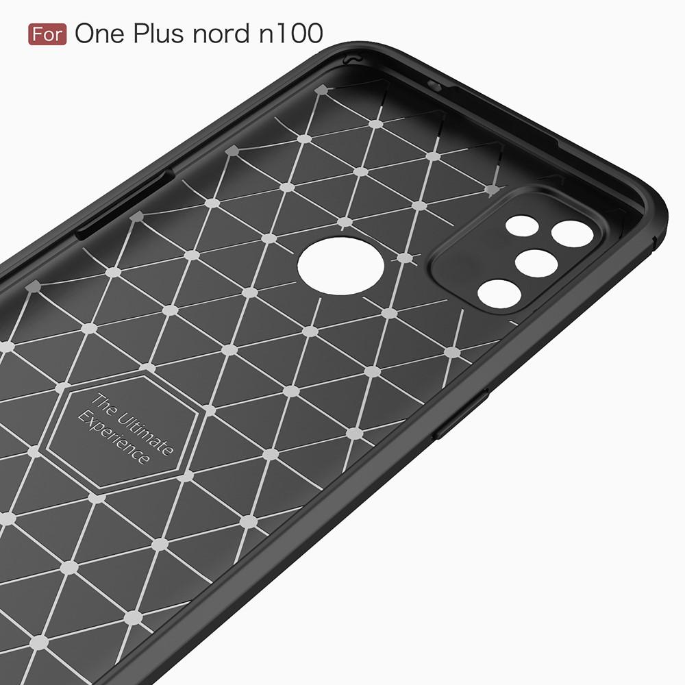 Funda Brushed TPU Case OnePlus Nord N100 Black