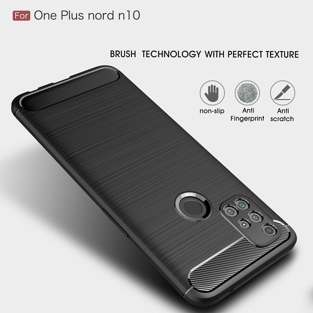 Funda Brushed TPU Case OnePlus Nord N10 5G Black