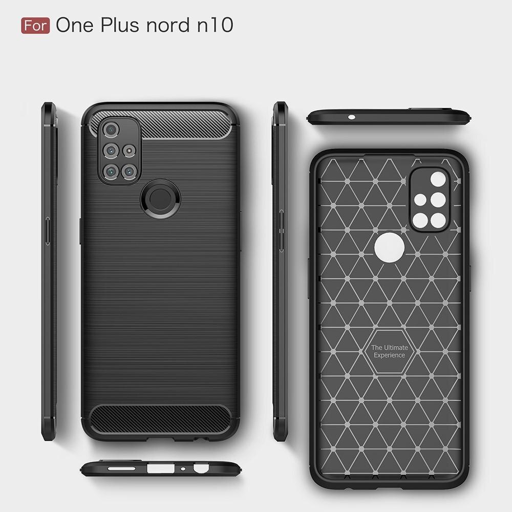 Funda Brushed TPU Case OnePlus Nord N10 5G Black