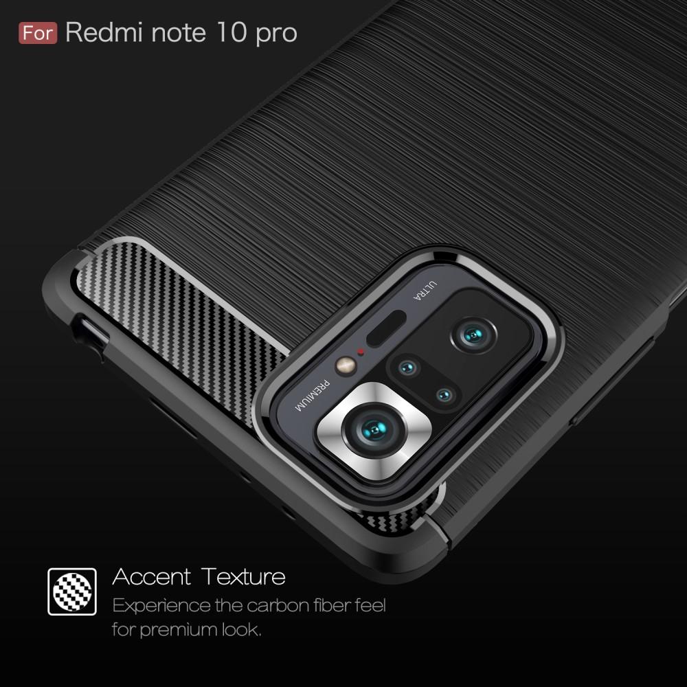 Funda Brushed TPU Case Xiaomi Redmi Note 10 Pro Black