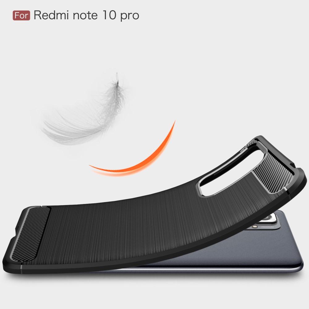 Funda Brushed TPU Case Xiaomi Redmi Note 10 Pro Black