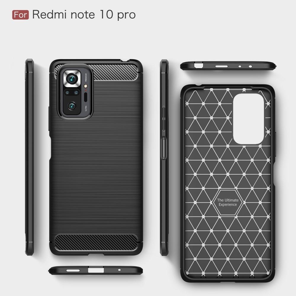 Funda Brushed TPU Case Xiaomi Redmi Note 10 Pro Black