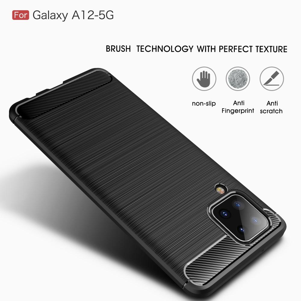 Funda Brushed TPU Case Samsung Galaxy A12 5G Black