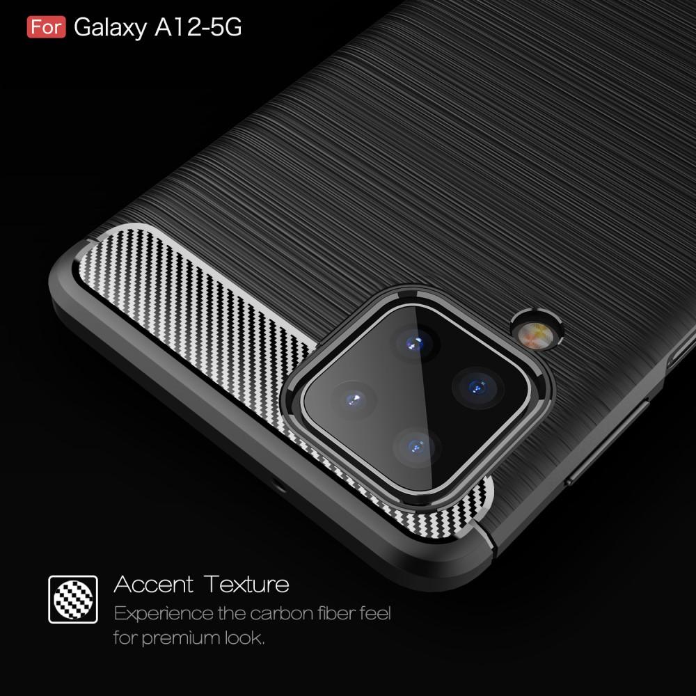 Funda Brushed TPU Case Samsung Galaxy A12 5G Black