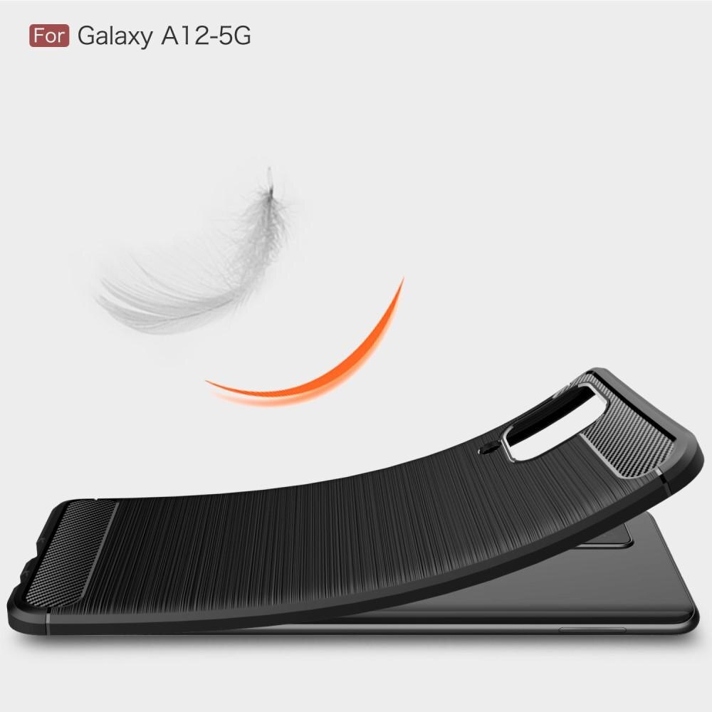 Funda Brushed TPU Case Samsung Galaxy A12 5G Black