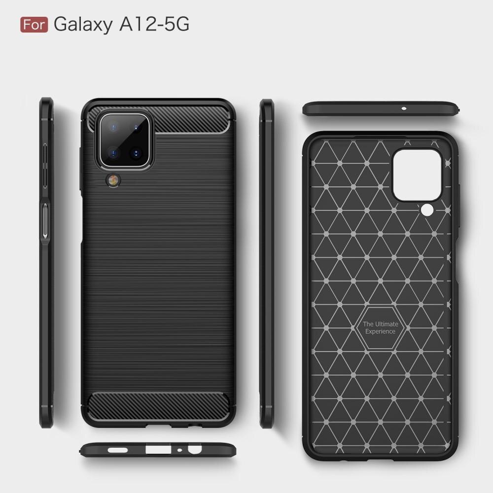 Funda Brushed TPU Case Samsung Galaxy A12 5G Black