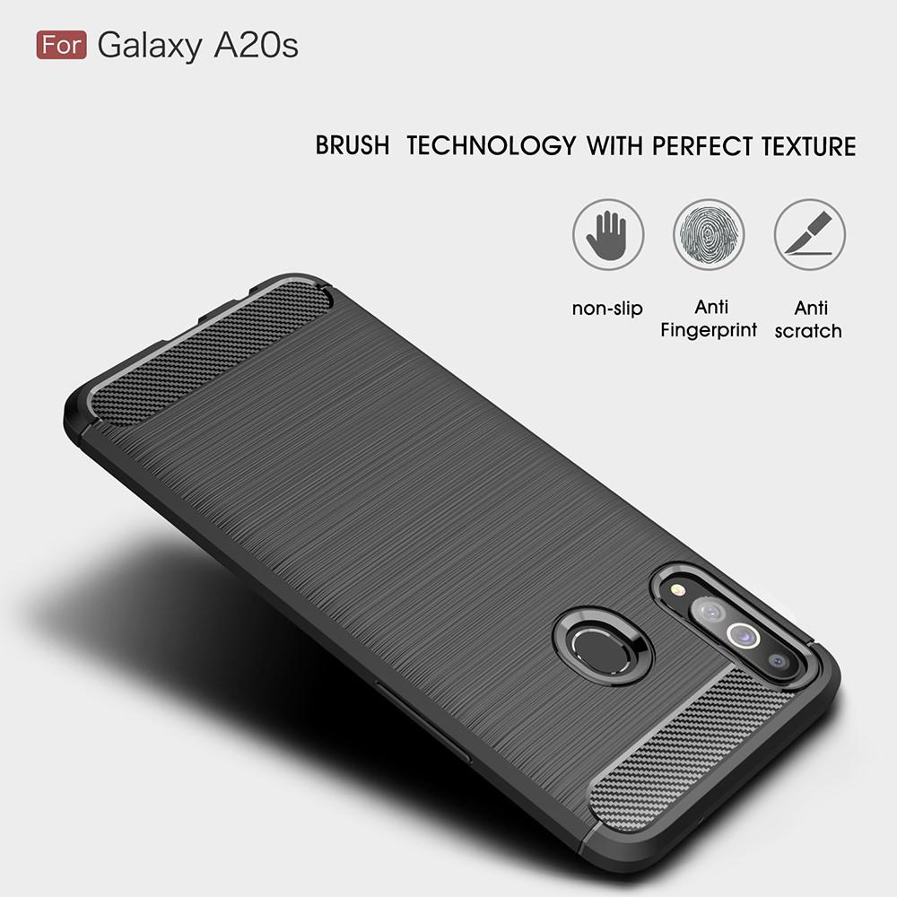 Funda Brushed TPU Case Samsung Galaxy A20s Black