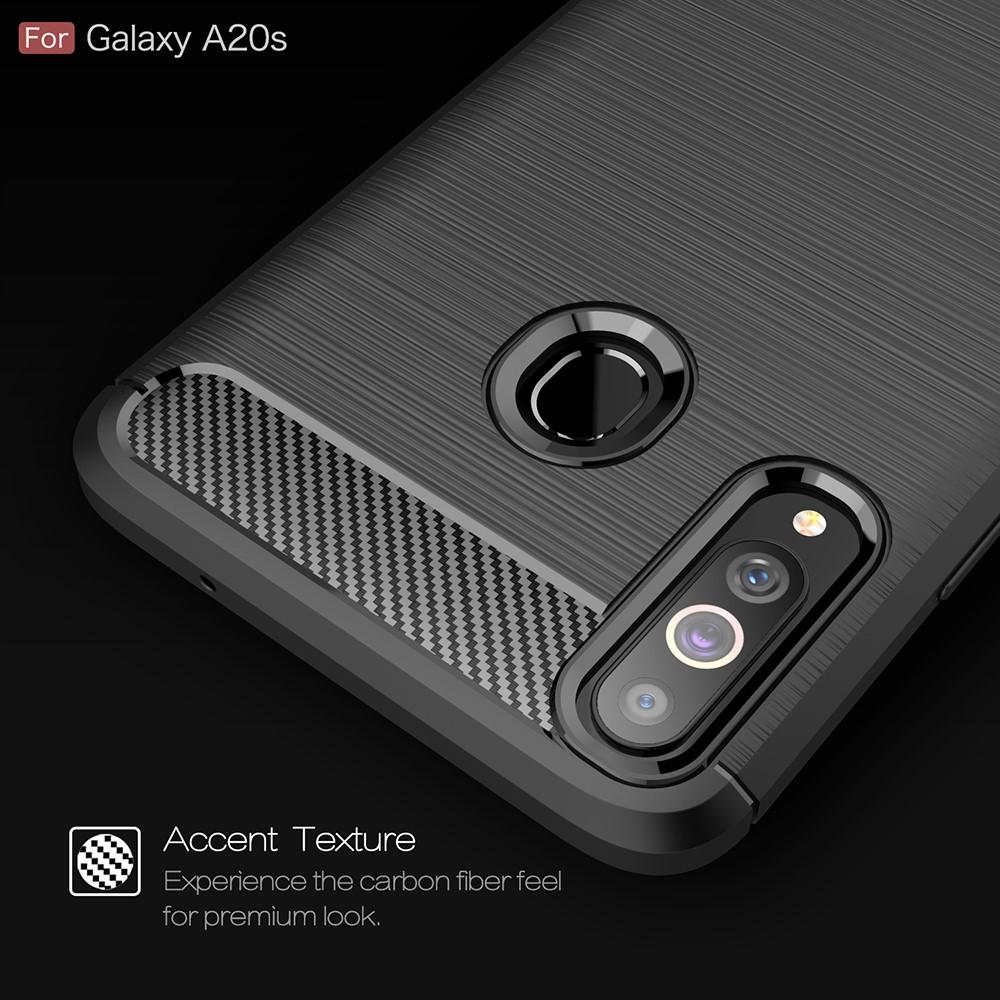 Funda Brushed TPU Case Samsung Galaxy A20s Black