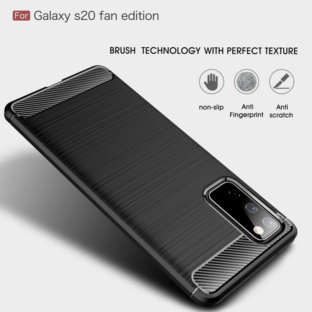 Funda Brushed TPU Case Samsung Galaxy S20 FE Black