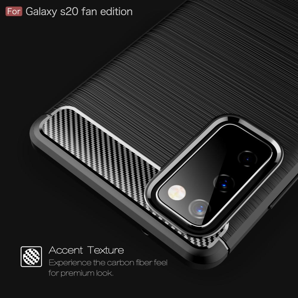 Funda Brushed TPU Case Samsung Galaxy S20 FE Black