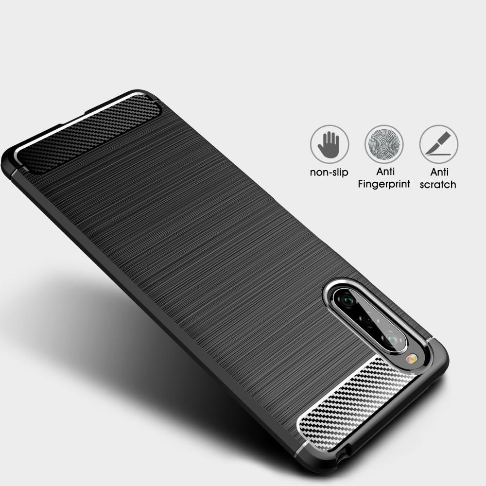 Funda Brushed TPU Case Sony Xperia 10 II Black