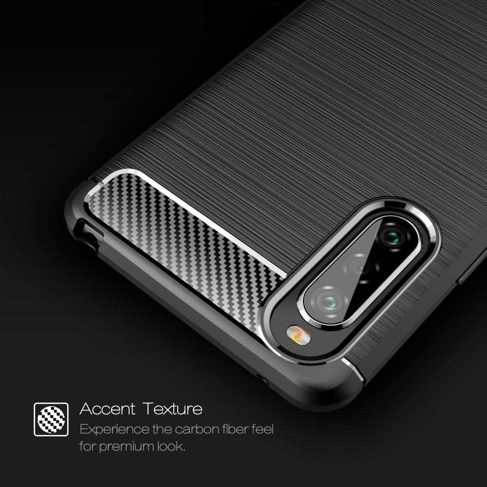 Funda Brushed TPU Case Sony Xperia 10 II Black