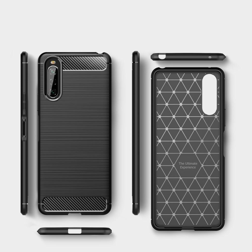 Funda Brushed TPU Case Sony Xperia 10 II Black