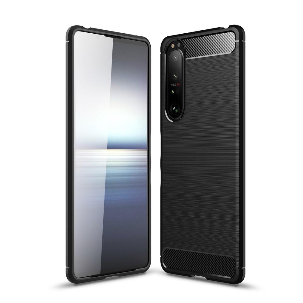 Funda Brushed TPU Case Sony Xperia 1 III Black