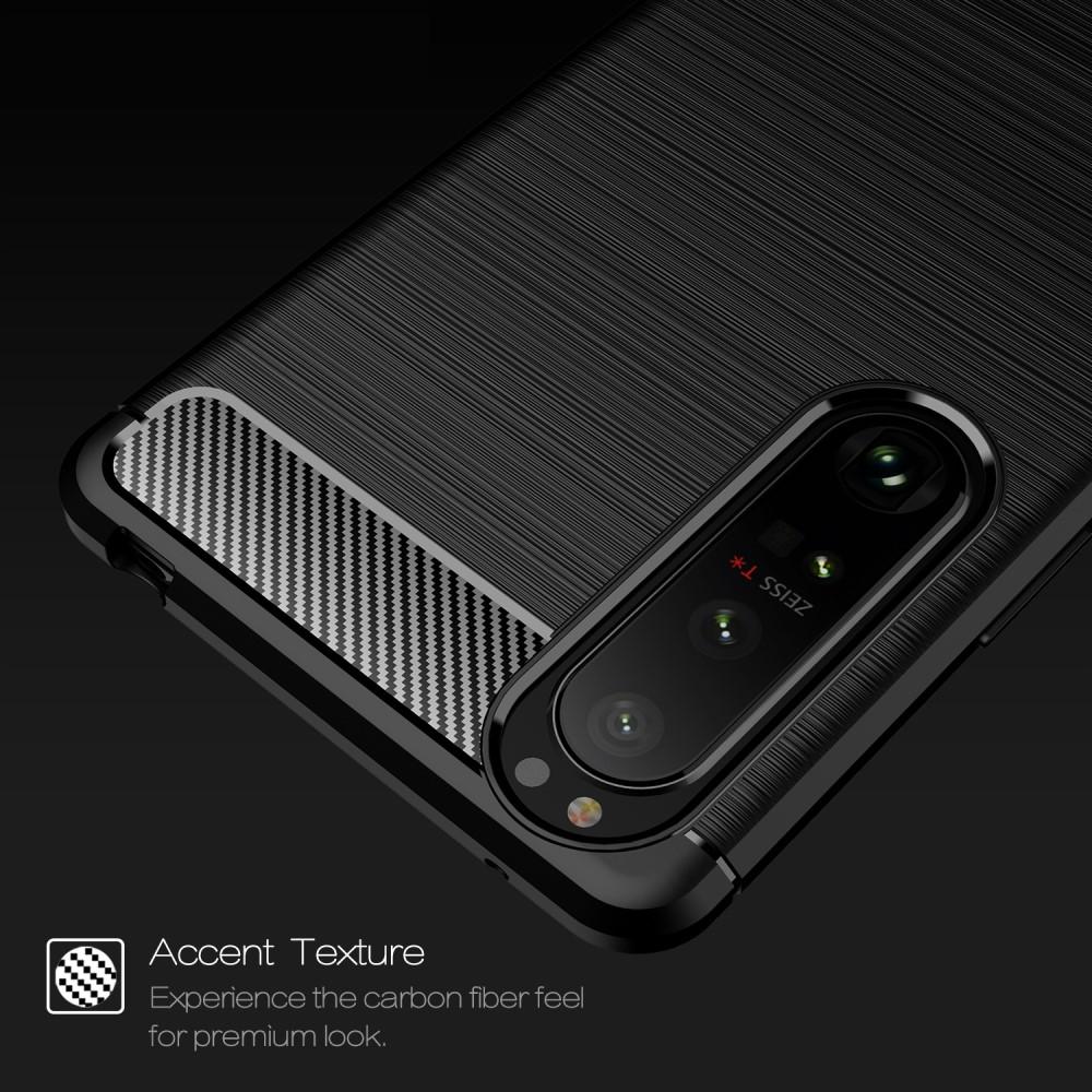 Funda Brushed TPU Case Sony Xperia 1 III Black