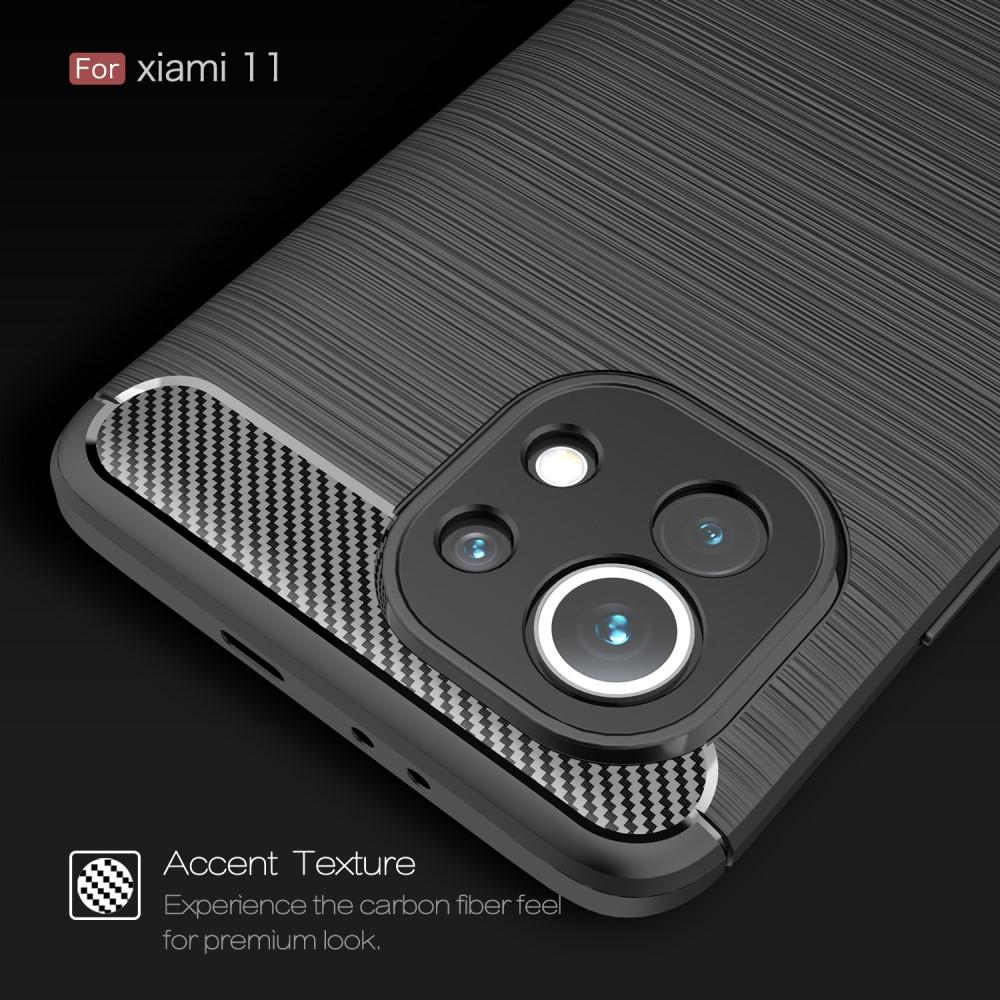 Funda Brushed TPU Case Xiaomi Mi 11 Black