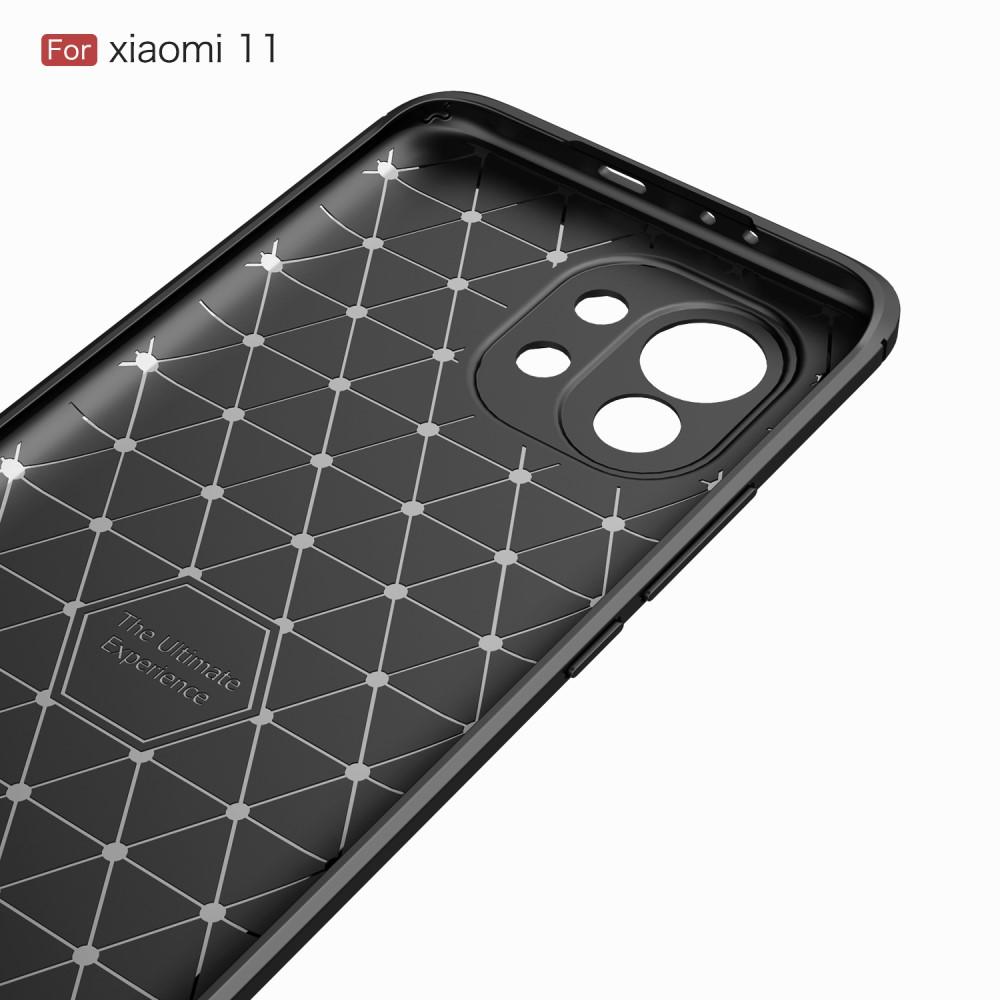 Funda Brushed TPU Case Xiaomi Mi 11 Black