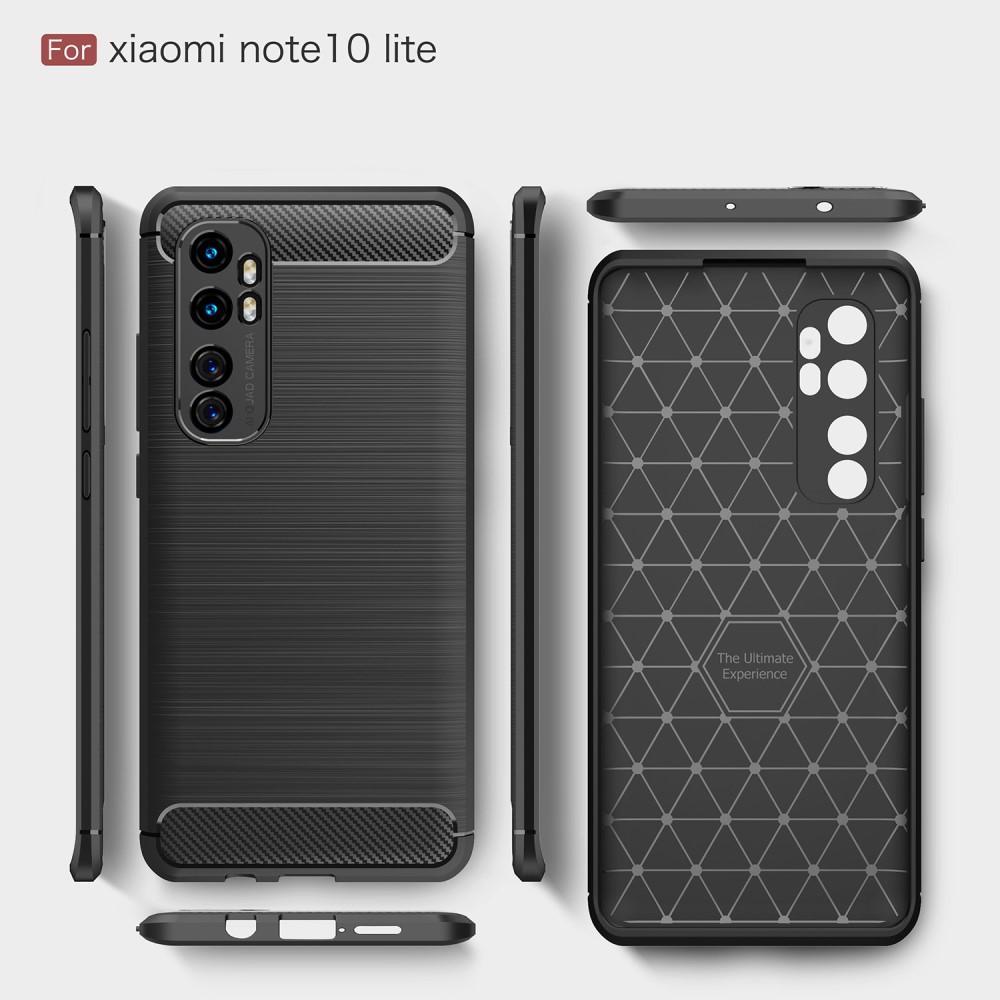 Funda Brushed TPU Case Xiaomi Mi Note 10 Lite Black