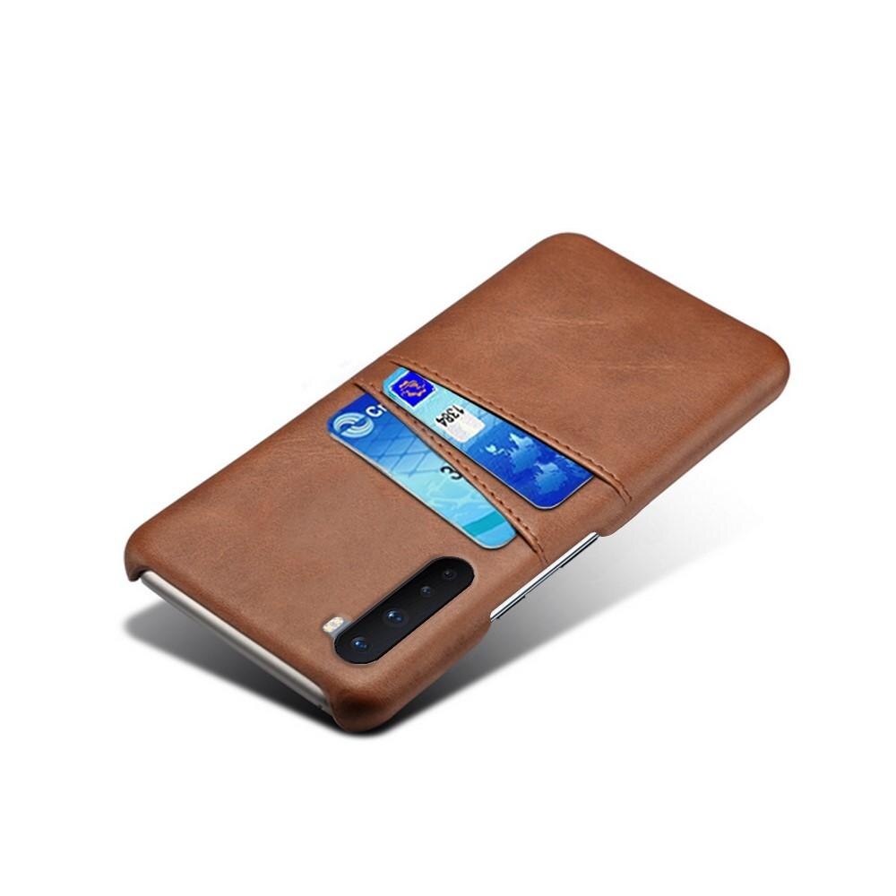 Funda Card Slots OnePlus Nord Brown