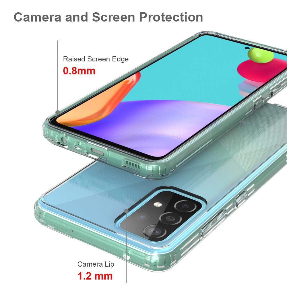 Funda híbrida Crystal Hybrid para Samsung Galaxy A52/A52s, transparente