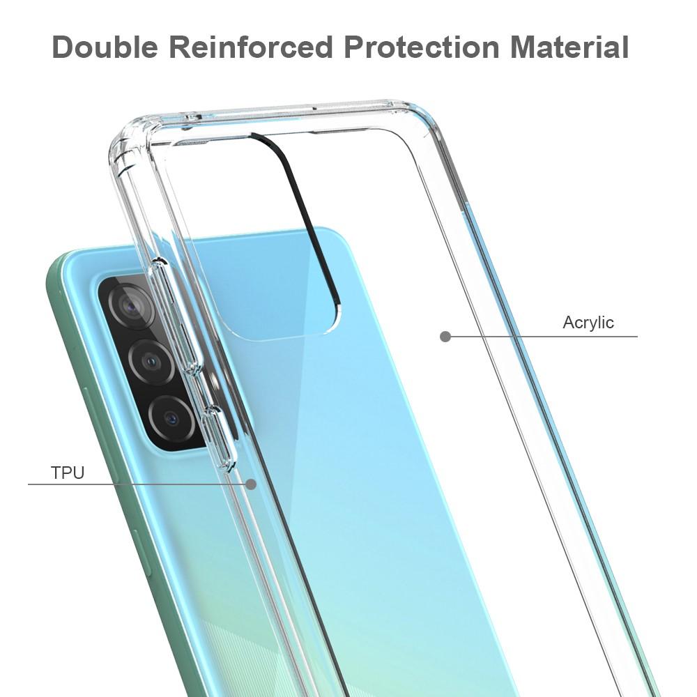 Funda híbrida Crystal Hybrid para Samsung Galaxy A52/A52s, transparente