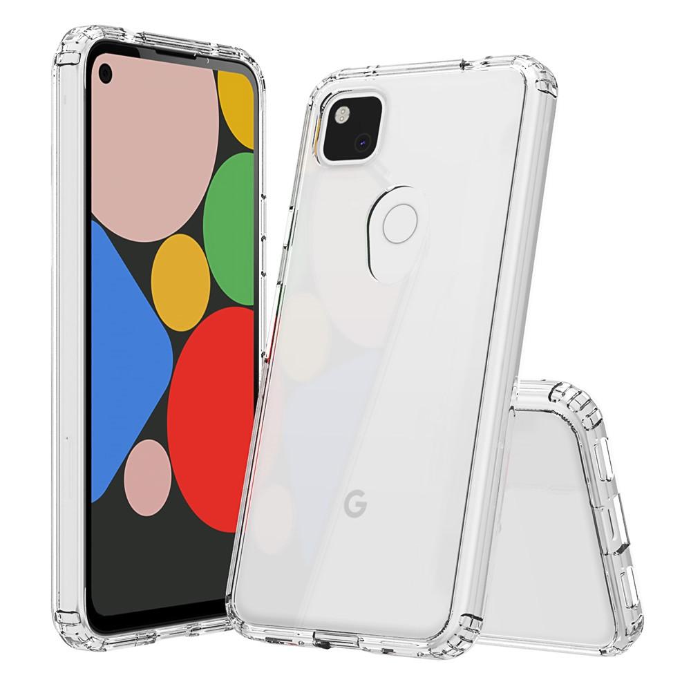 Funda híbrida Crystal Hybrid para Google Pixel 4a, transparente