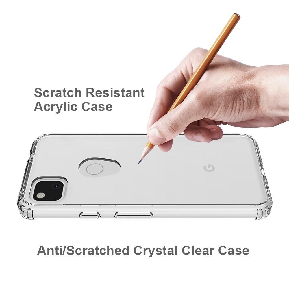 Funda híbrida Crystal Hybrid para Google Pixel 4a, transparente