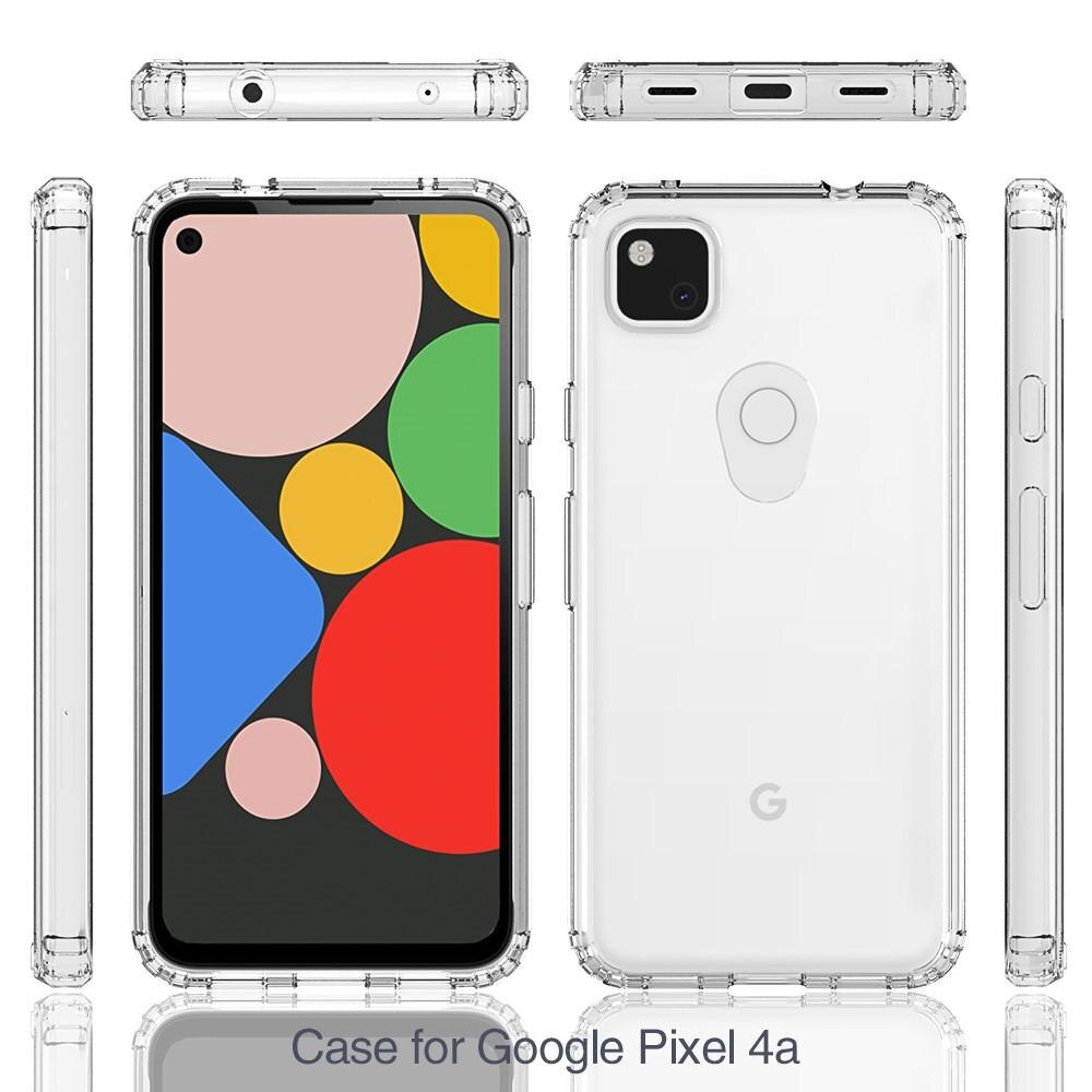 Funda híbrida Crystal Hybrid para Google Pixel 4a, transparente