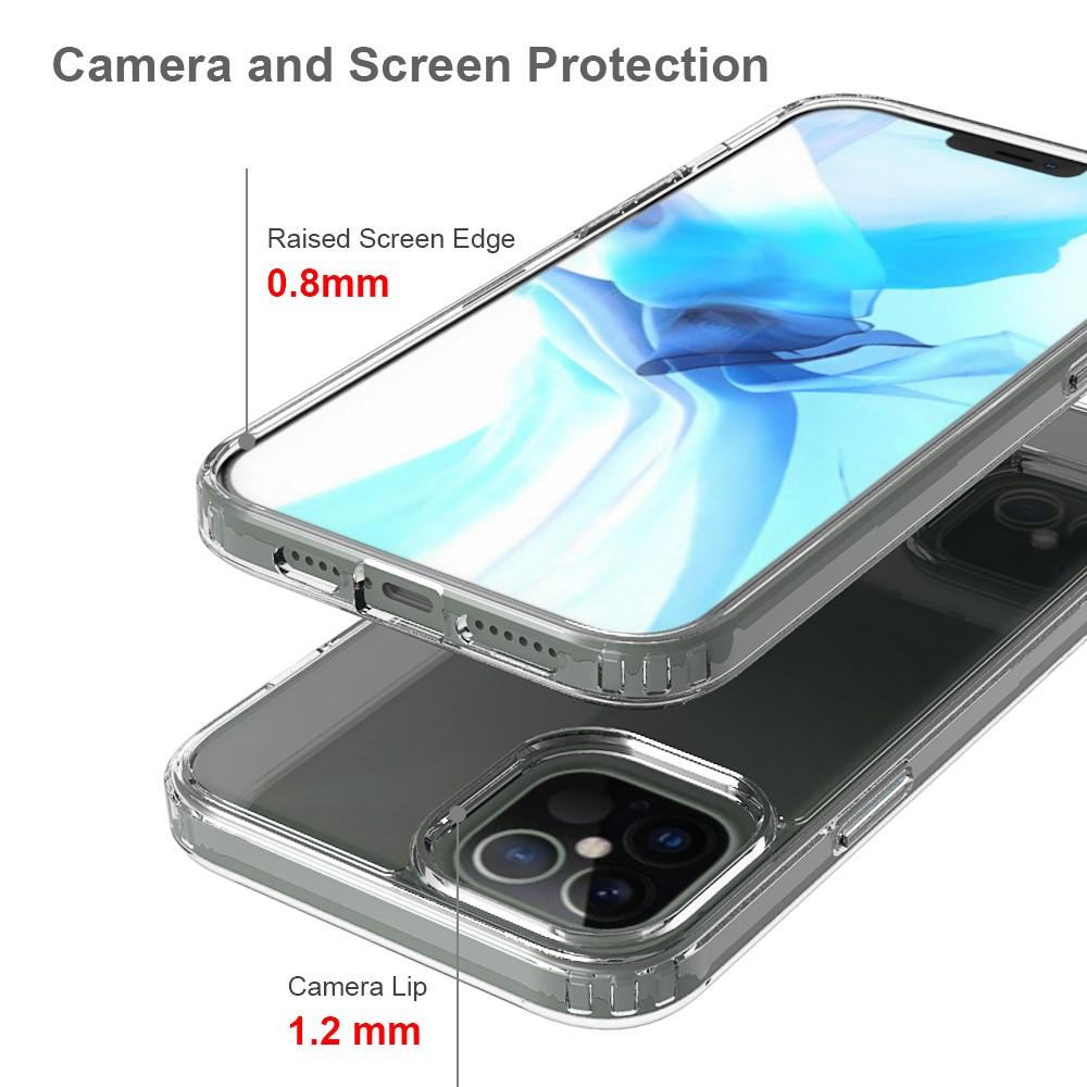 Funda híbrida Crystal Hybrid para iPhone 12 Pro Max, transparente