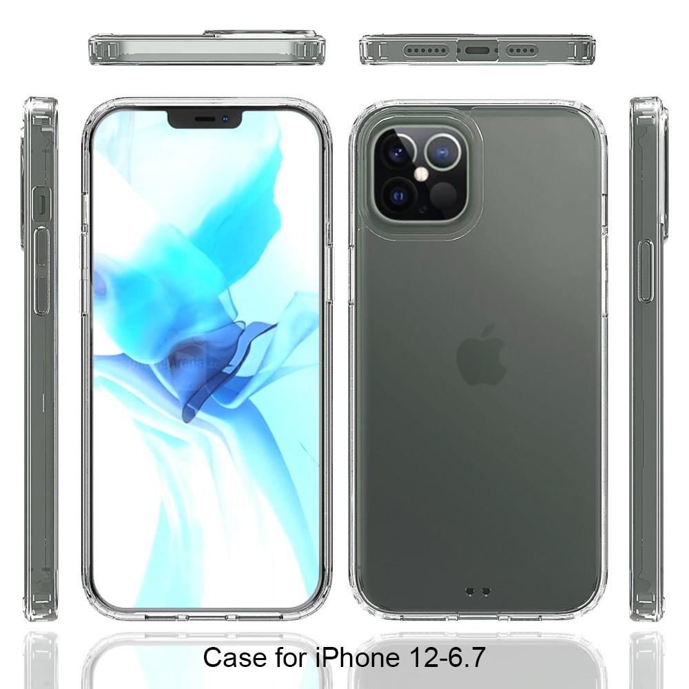 Funda híbrida Crystal Hybrid para iPhone 12 Pro Max, transparente