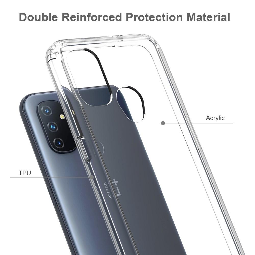 Funda híbrida Crystal Hybrid para OnePlus Nord N100, transparente