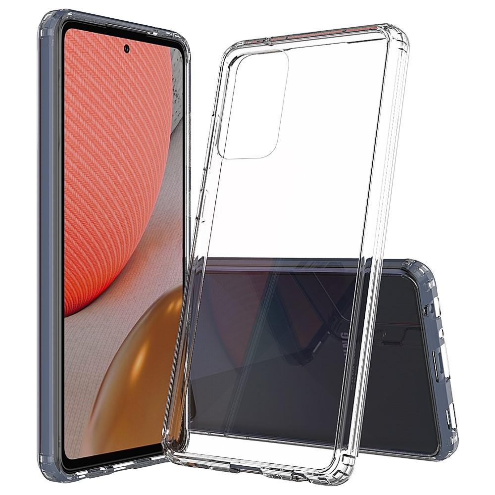 Funda híbrida Crystal Hybrid para Samsung Galaxy A72 5G, transparente