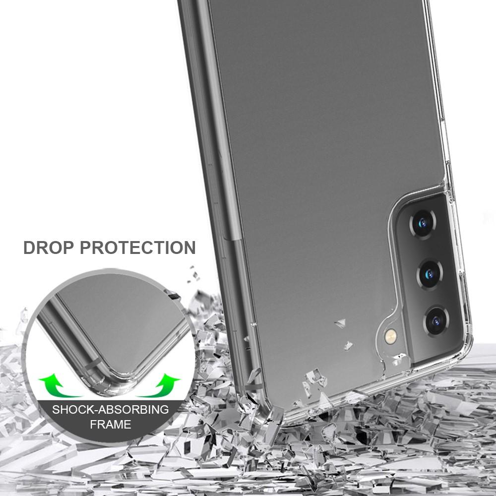 Funda híbrida Crystal Hybrid para Samsung Galaxy S21 Plus, transparente