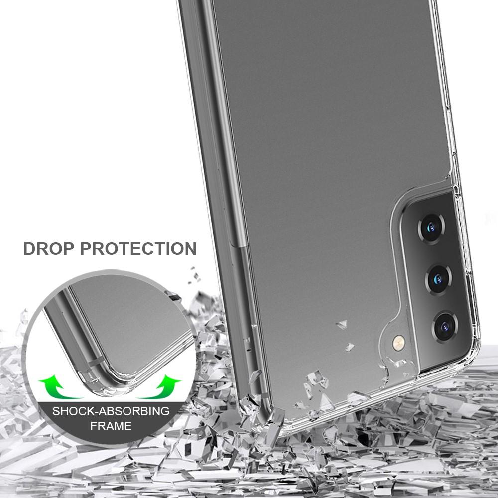 Funda híbrida Crystal Hybrid para Samsung Galaxy S21, transparente