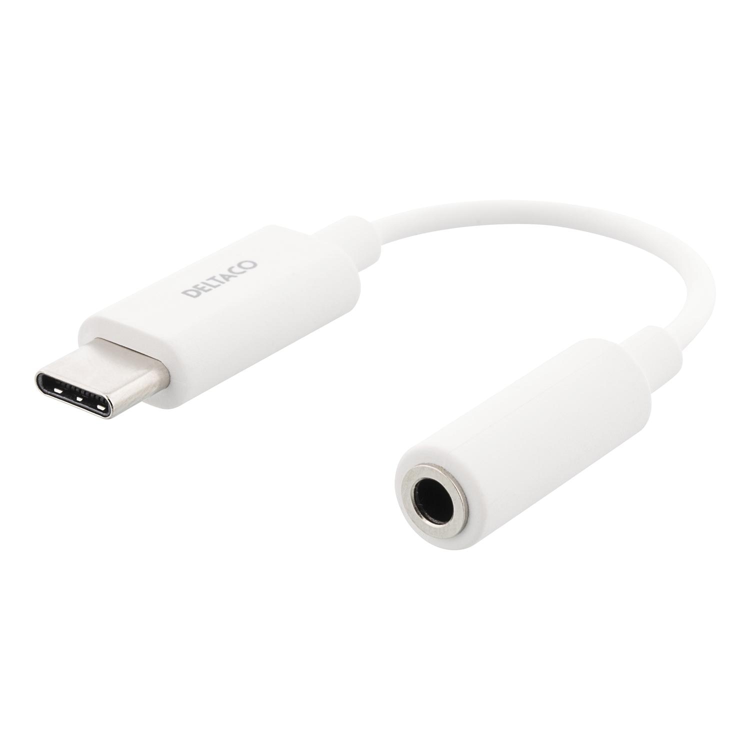 Adaptador USB-C a DAC de 3,5 mm Blanco