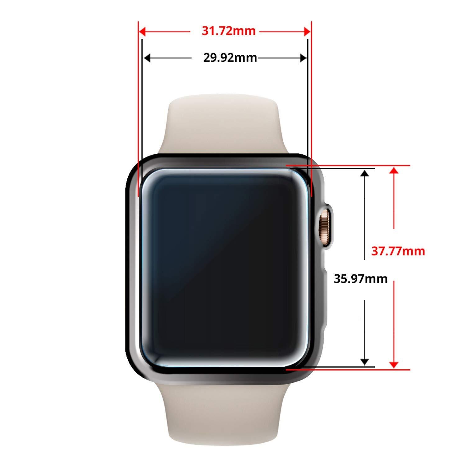 Dome Glass Screen Protector (2 piezas) Apple Watch 44 mm