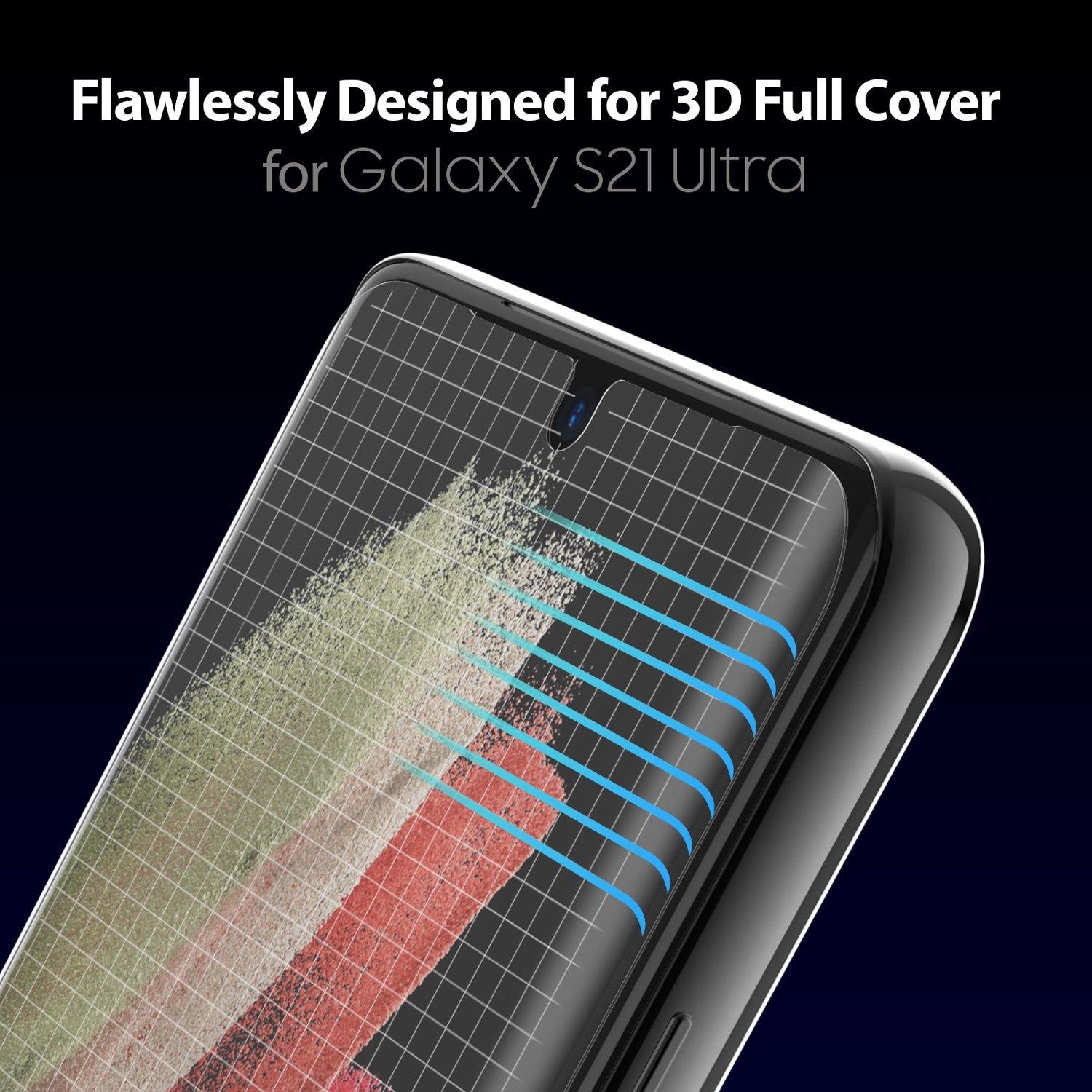 E-Jig Dome Glass Screen Protector (2 piezas) Samsung Galaxy S21 Ultra