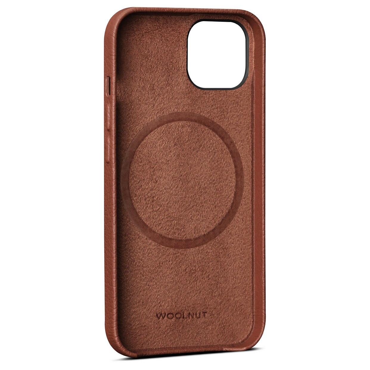 Funda Leather MagSafe iPhone 13 Cognac