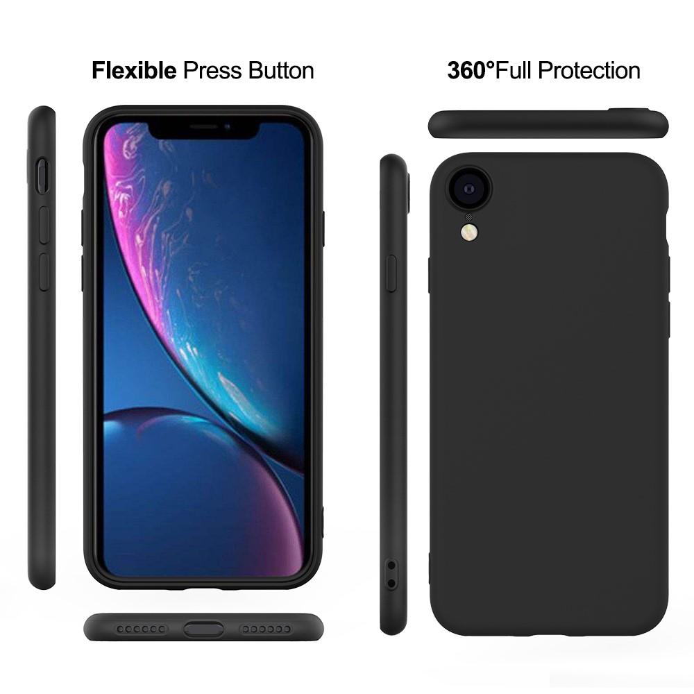 Funda Liquid Silicone iPhone Xr Black